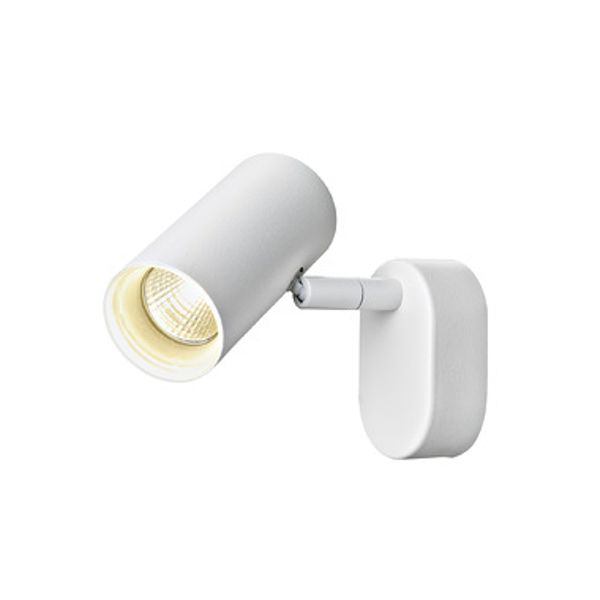 NOBLO single round 2000-3000K 8W Dim-to-Warm PHASE 36ø white image 1