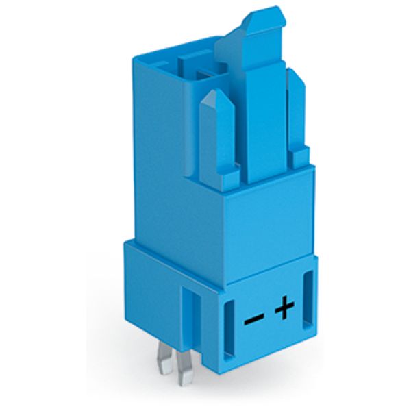 Plug for PCBs straight 2-pole blue image 3