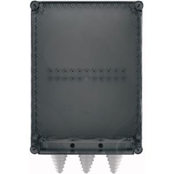 Panel enclosure, with gland plate and cable glands, HxWxD=500x375x225mm image 4