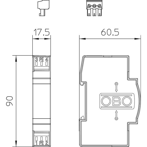 VF2-230-AC/DC-FS Lightning barrier with remote signalling 230V AC image 2