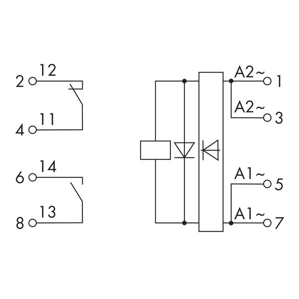 Relay module Nominal input voltage: 24 … 230 V AC/DC 1 break and 1 mak image 7