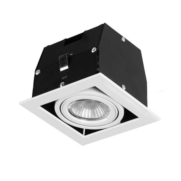 Downlight IP23 Cardan Simple GU10/G5.3 50W White 857lm image 1