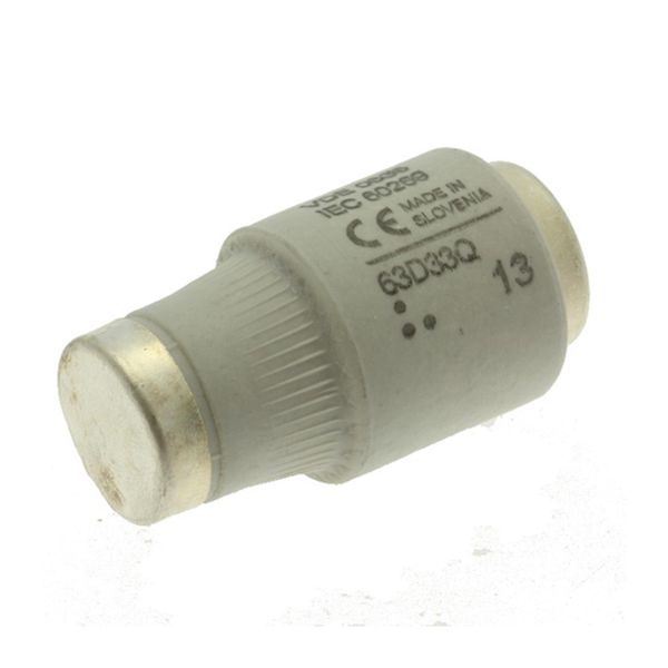 Fuse-link, low voltage, 63 A, AC 500 V, D3, 27 x 16 mm, gR, IEC, fast-acting image 8