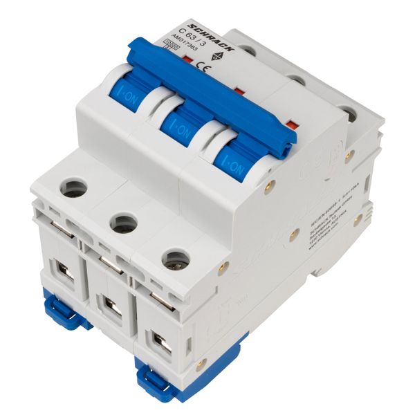 Miniature Circuit Breaker (MCB) AMPARO 10kA, C 63A, 3-pole image 7