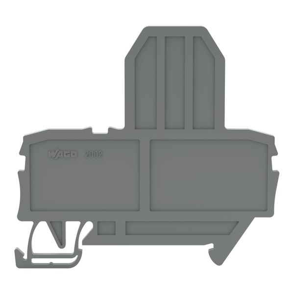 End plate for fuse terminal blocks 2 mm thick gray image 3