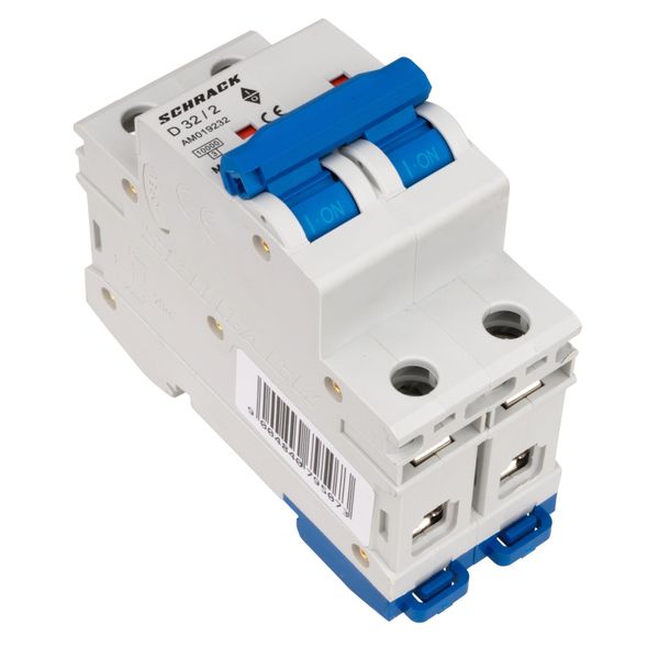 Miniature Circuit Breaker (MCB) AMPARO 10kA, D 32A, 2-pole image 3