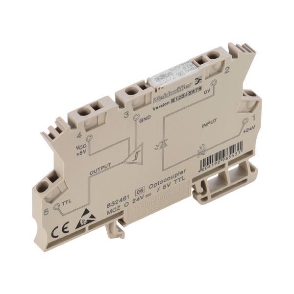 Solid-state relay, 24 V DC ±16 %, 5 V TTL, 8 ma, Fan out = 20 LS-TTL,  image 1