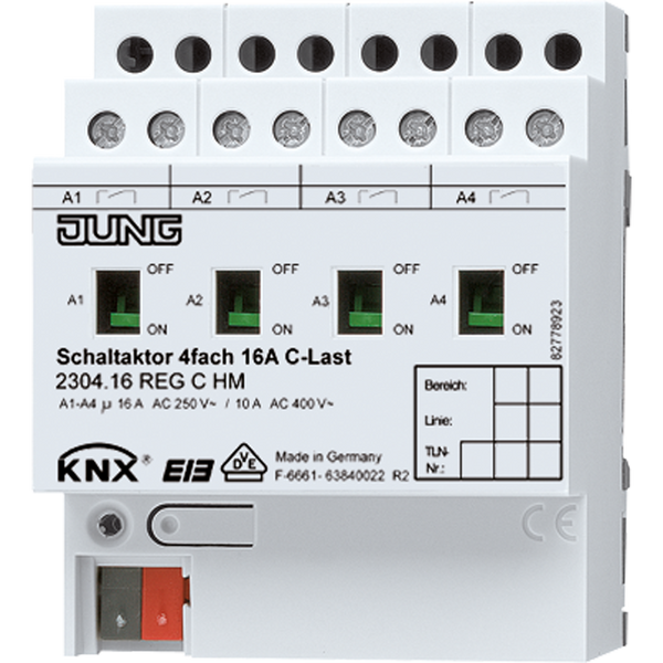 Output module KNX Switch actuator C-load image 2