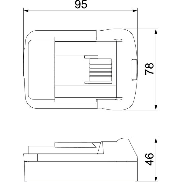 EA 3-14 Rechargeable battery for cartridge pistol 3,0Ah, 14,4V image 2