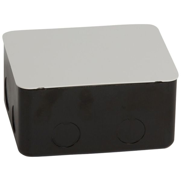 Metal flush-mounting box To Install in concrete floor - 4 Modules, Legrand image 2
