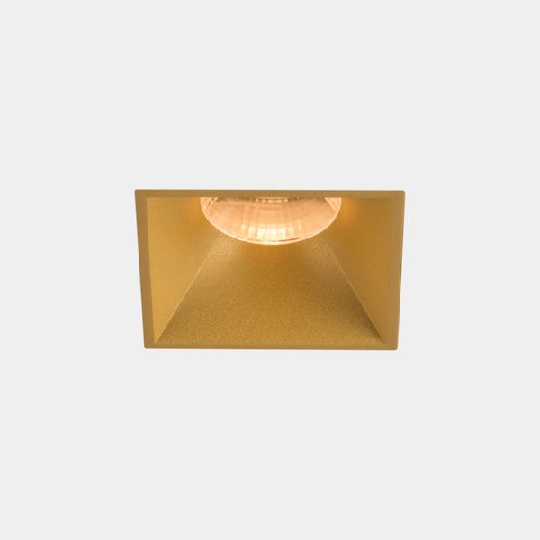 Downlight Play Deco Symmetrical Square Fixed Trimless Emergency 11.9W LED warm-white 2700K CRI 90 34.5º ON-OFF Trimless/Gold IP54 1156lm image 1