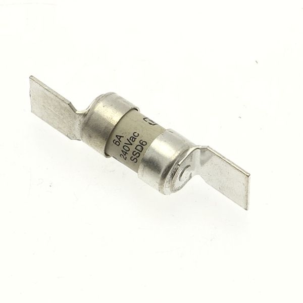 Fuse-link, LV, 6 A, AC 240 V, BS88/E1, 12 x 47 mm, gL/gG, BS image 4