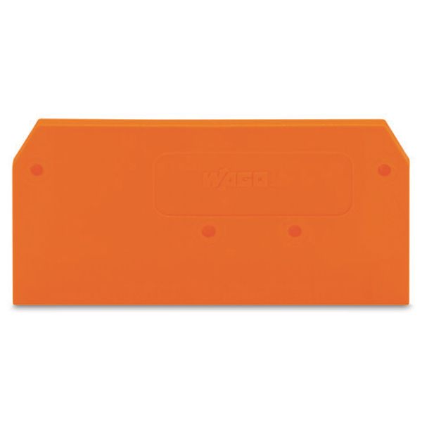 End and intermediate plate 2.5 mm thick orange image 1