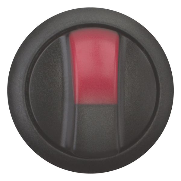 Illuminated selector switch actuator, RMQ-Titan, With thumb-grip, maintained, 2 positions, red, Bezel: black image 5