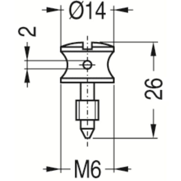 ACC811451 SCREWS M6 IN PVC FOR COVERPLATE SEALABLE image 4