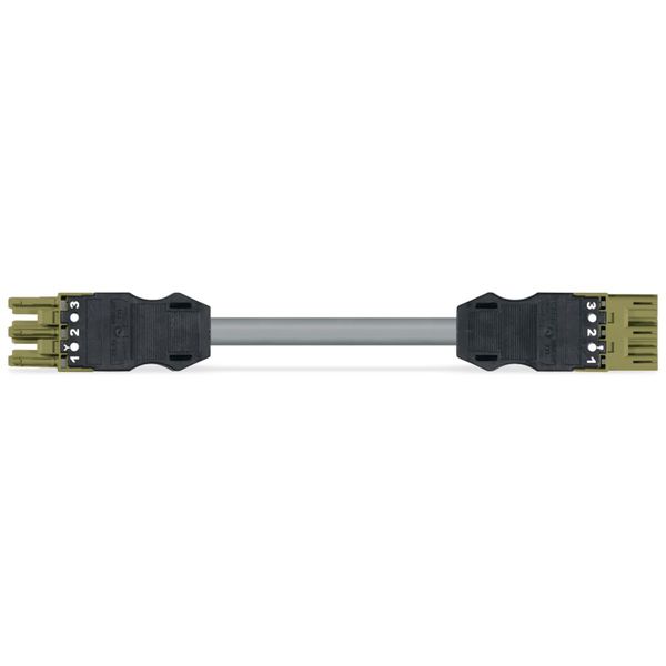 pre-assembled adapter cable Eca Plug/Lamp socket E 27 black image 1