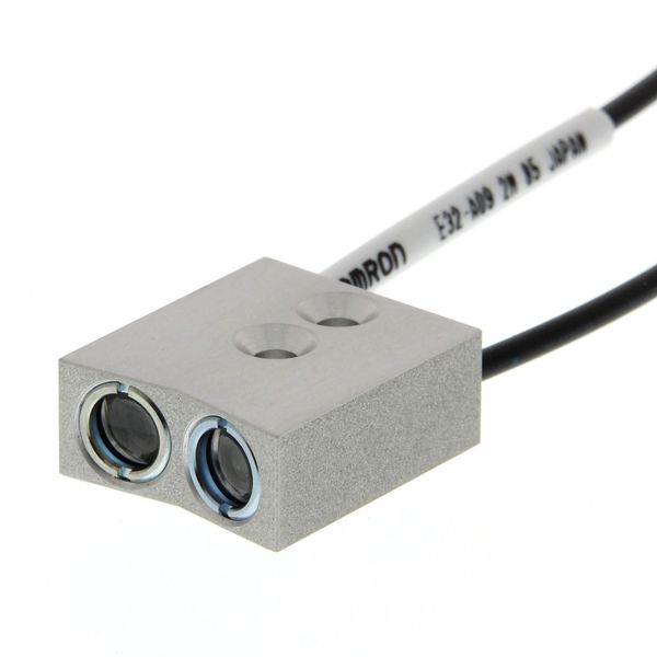 Fiber optic sensor head, limited reflective, transparent object detect E32A0009G image 2