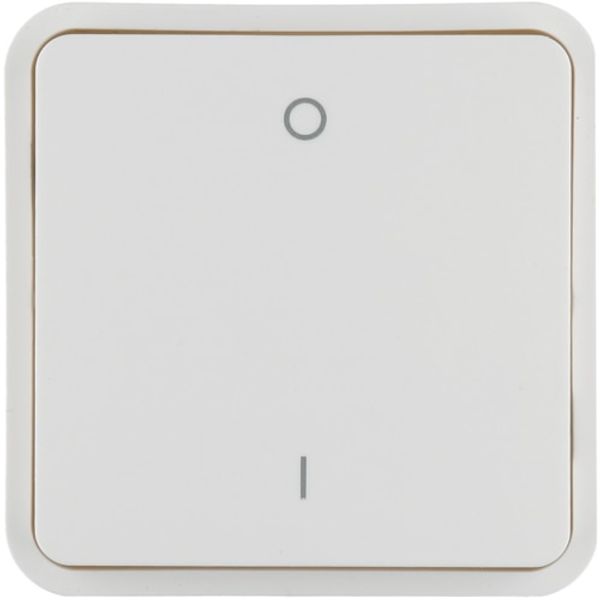 CUBYKO KNX PANEL 1 BUTTON WHITE INDICATION I/0 image 1