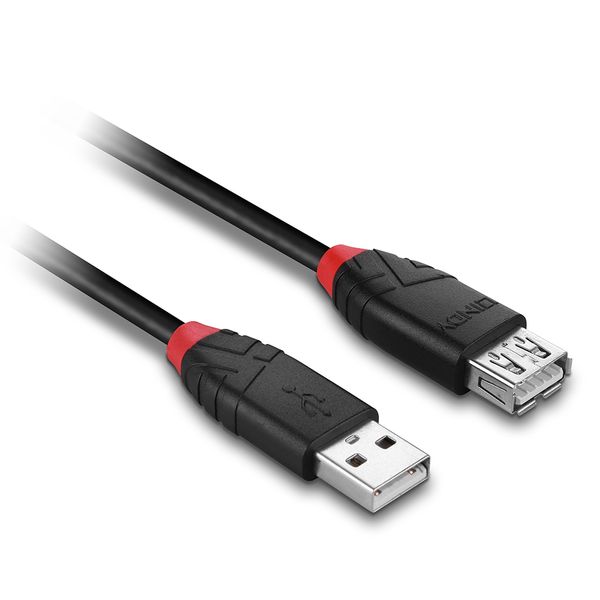 5m USB 2.0 Active Extension Slim 5m USB 2.0 Extension of a USB Type A port of your computer image 1