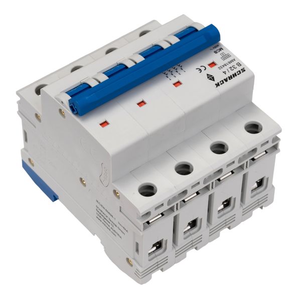 Miniature Circuit Breaker (MCB) AMPARO 6kA, B 32A, 4-pole image 7