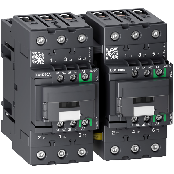 TeSys Deca reversing contactor 3P 66A AC-3/3e up to 440V coil 24-60V AC/DC image 4