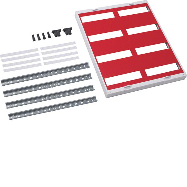 Assembly unit,universN,600x500mm,for modular devices, horizontal,8x12m image 1