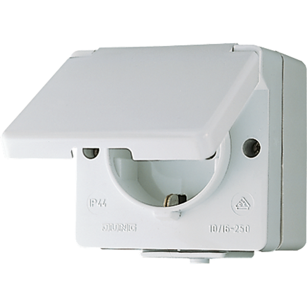 SCHUKO® socket with hinged lid 620W image 1