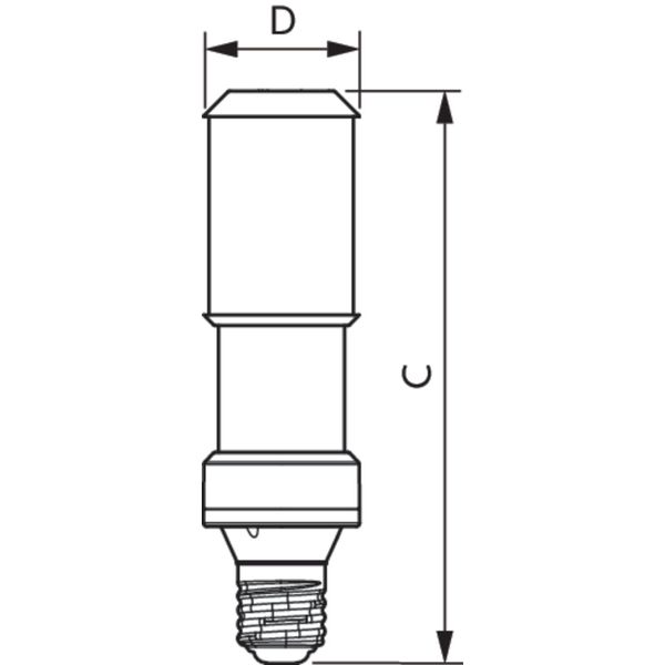 Mas LED SON-T IF 9Klm 50W 740 E40 image 2