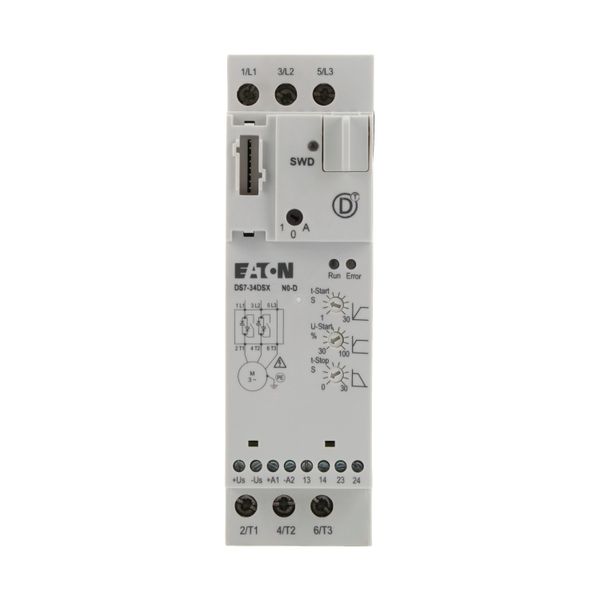 Soft starter, 16 A, 200 - 480 V AC, 24 V DC, Frame size: FS2, Communication Interfaces: SmartWire-DT image 5