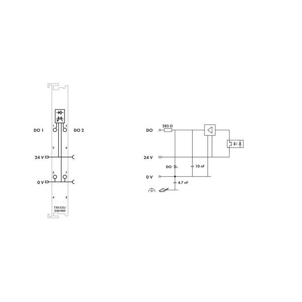 2-channel digital output 24 VDC Intrinsically safe blue image 5