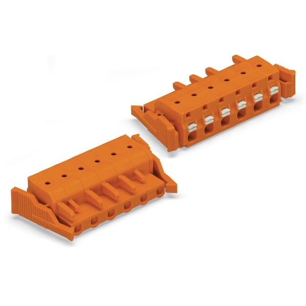 2231-712/037-000 1-conductor female connector; push-button; Push-in CAGE CLAMP® image 1