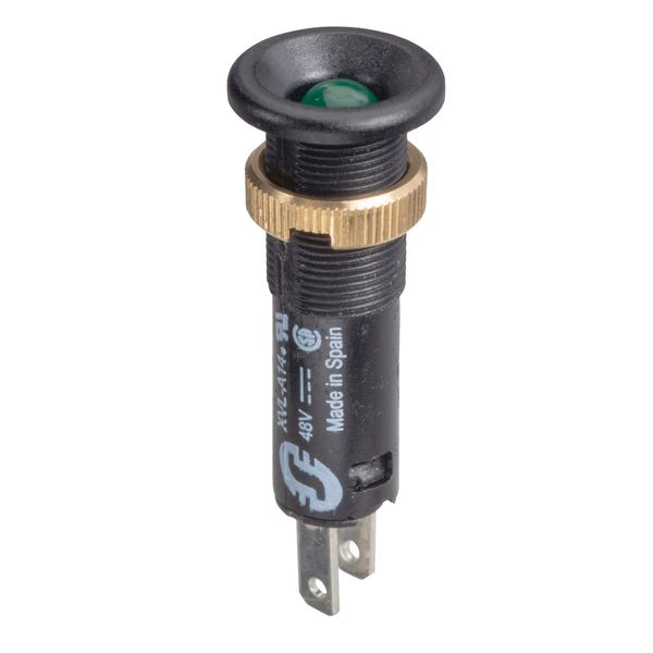 ROUND PILOT LIGHT AND 8 IP 40 GREEN INTE image 1