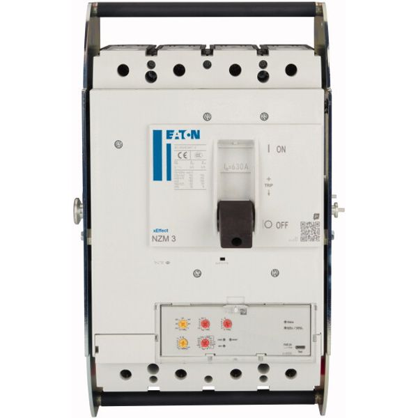 NZM3 PXR20 circuit breaker, 630A, 4p, withdrawable unit image 3