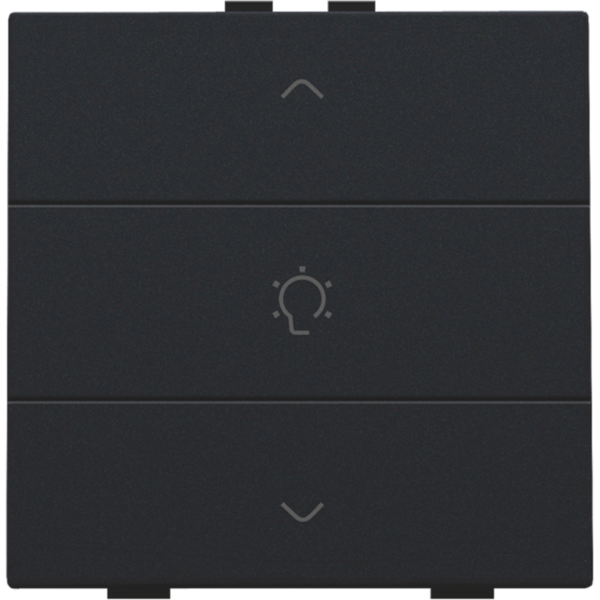 Single dimming control for Niko Home Control, black coated image 2