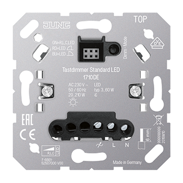 Mennekes Panel mounted recept., 16A4p9h230V, IP67 1711 image 3