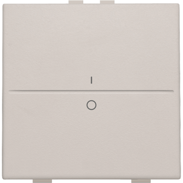 Single key with 'I' and '0' symbols for wireless switch or push button image 2