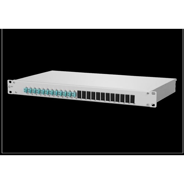 OpDAT fix patch panel VIK 12xLC-Duplex OM3 image 1