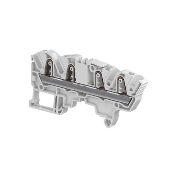 TERMINAL BLOCK WITH THE ADDED OPTION OF DIST RIBUTING OR BRANCHING 4 CONDUCTORS image 1