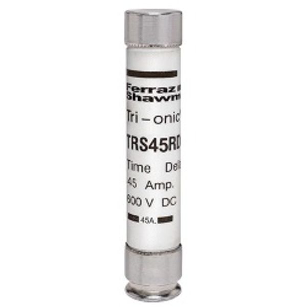 Fuse TRS-RDC - Class RK5 - Time-Delay 600VDC 45A Ferrule image 1