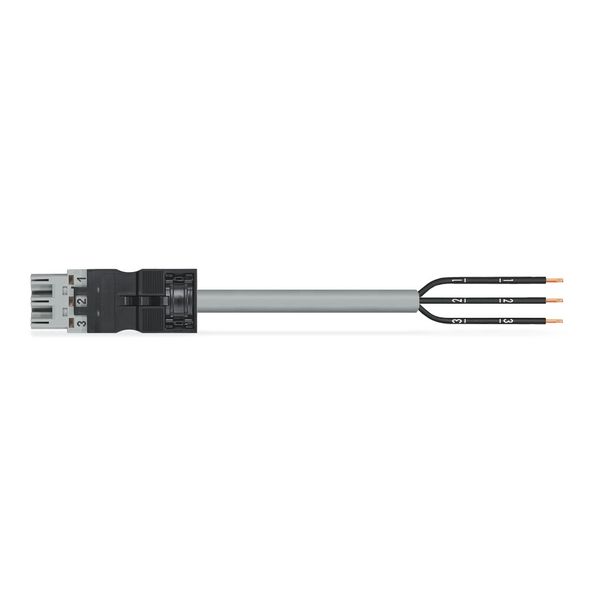 pre-assembled connecting cable Eca Plug/open-ended gray image 1