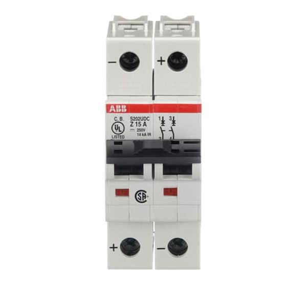 S202UDC-Z15 Miniature Circuit Breaker - 2P - Z - 15 A image 3