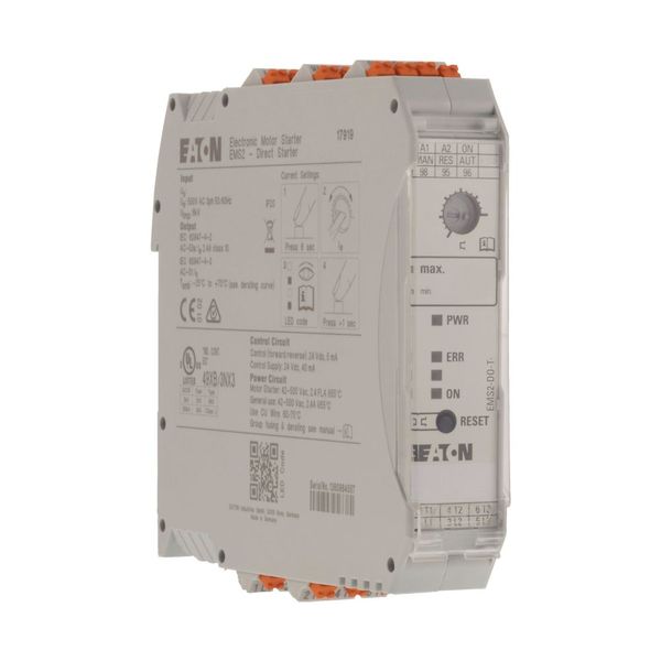 DOL starter, 24 V DC, 0,18 - 2,4 A, Push in terminals image 14