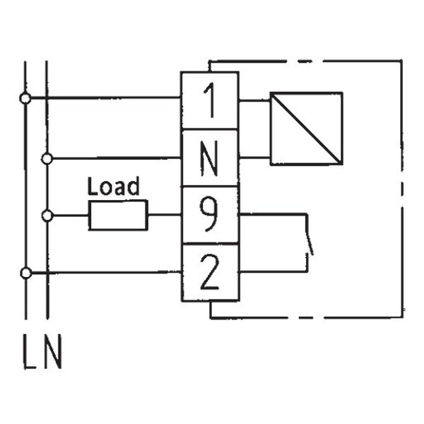 Radio receiver 1 channel, 868 MHz, AC 230V, 1 make contact, potential-free, 16 A image 2