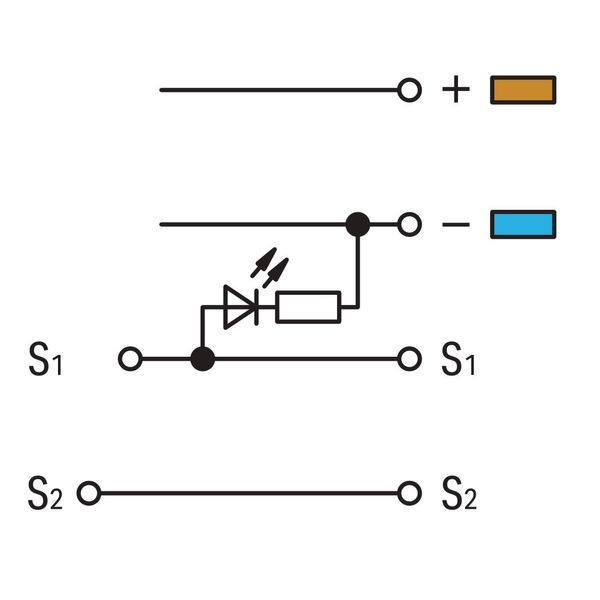 4-conductor sensor terminal block LED (red) for PNP-(high-side) switch image 2