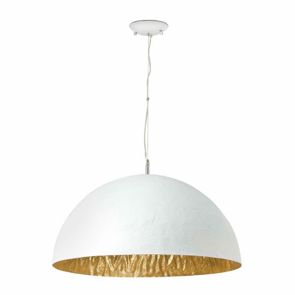 MAGMA-Q WHITE AND GOLD PENDANT LAMP 3 X E27 60W image 1