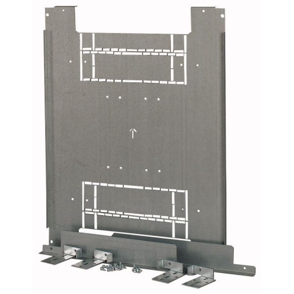 Mounting plate,NZM4,3/4 p,fixed mounted design,W=600mm image 1