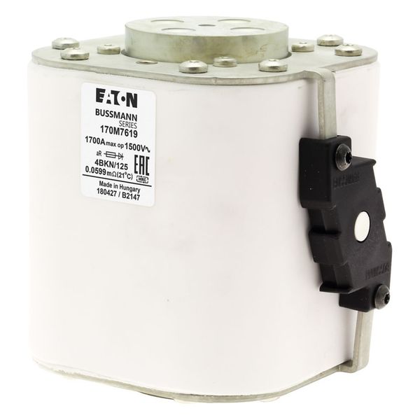 Fuse-link, high speed, 1700 A, AC 1500 V, size 4, 120 x 105 x 125 mm, aR, IEC, single indicator image 6