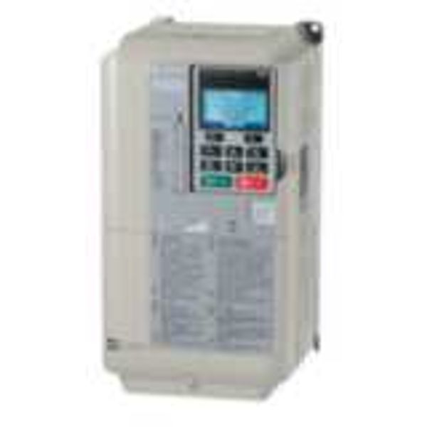 A1000 inverter: 3~ 400 V, HD: 22 kW 45 A, ND: 30 kW 58 A, max. output image 1