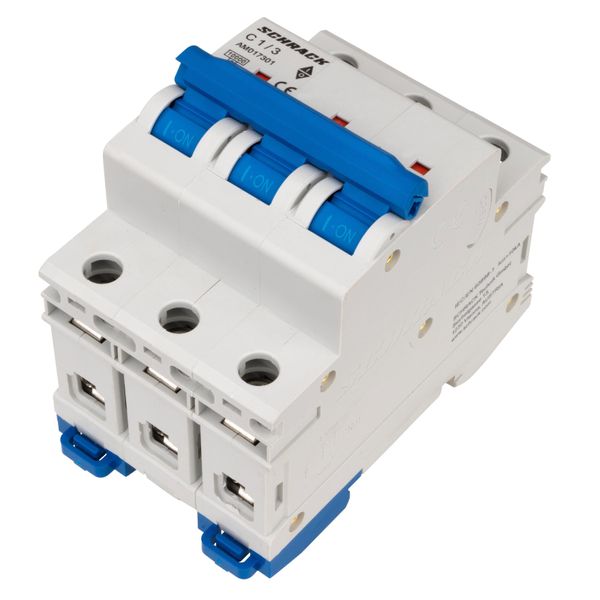 Miniature Circuit Breaker (MCB) AMPARO 10kA, C 1A, 3-pole image 8