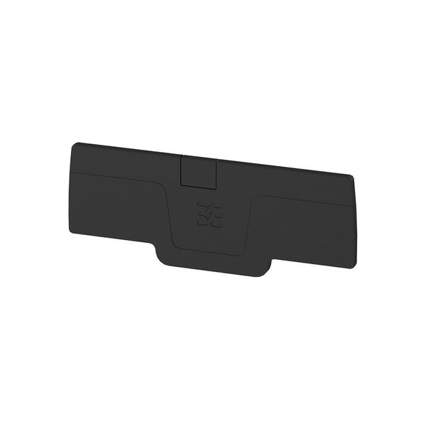 End plate (terminals), 75.55 mm x 2.1 mm, black image 1